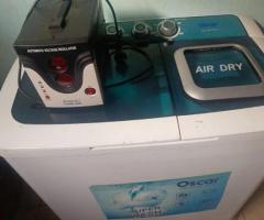 Lave-linge 8kg + Régulateur Offert + LIVRAISON GRATUITE